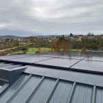 Vue du toit d'un immeuble de 5 logements construits par Seguin maitrise d'œuvre.