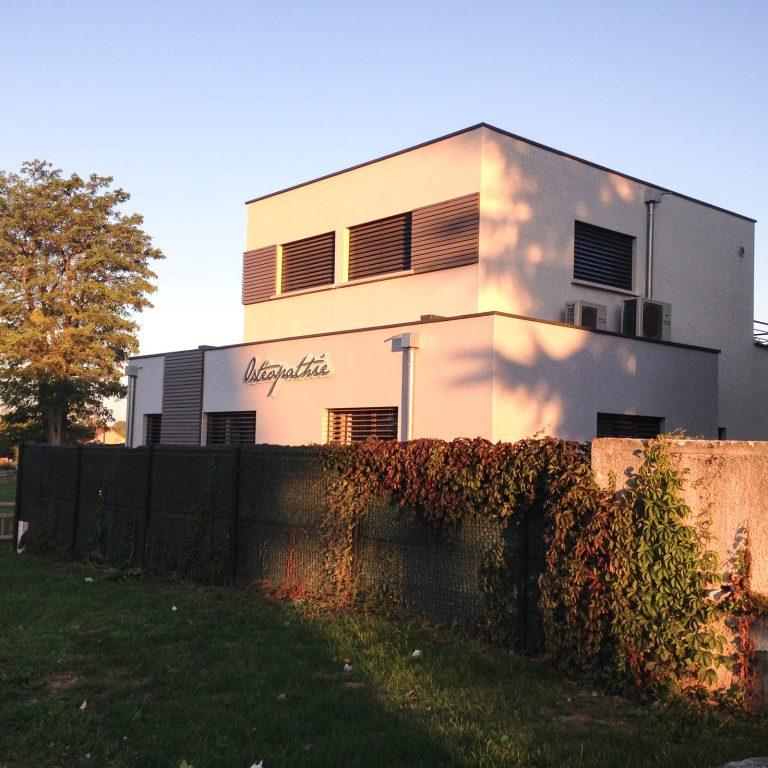 Construction d'un cabinet d'ostéopathie par Seguin maitrise d'œuvre.