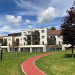 Vue de la facade d'un bâtiment de 25 logements construit par Seguin maitrise d'œuvre.