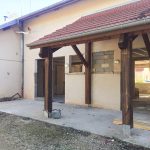 Vue aérienne indiquant le tracé du lot n°6A d'un ensemble immobilier mis en vente par Seguin maitrise d'œuvre, vue avant travaux.